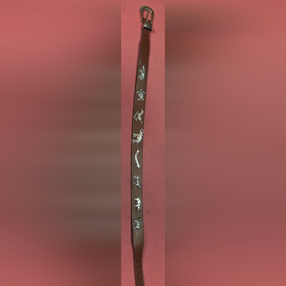 Brown Leather Belt